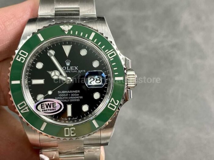 EWE Factory Rolex Starbucks Submariner Date 126610LV 41mm Full 904L Black Dial 5 Super Clone Watch,Clean Factory Watch