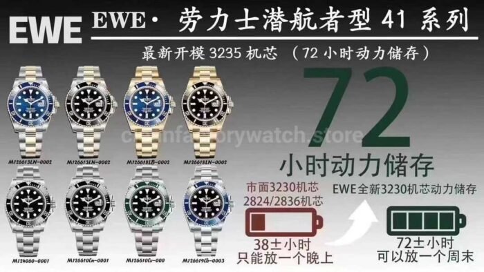 EWE Factory Rolex Starbucks Submariner Date 126610LV 41mm Full 904L Black Dial 8 Super Clone Watch,Clean Factory Watch