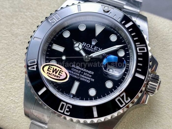 EWE Factory Rolex Submariner Date 126610LN 41mm Full 904L Black Dial 2 Super Clone Watch,Clean Factory Watch