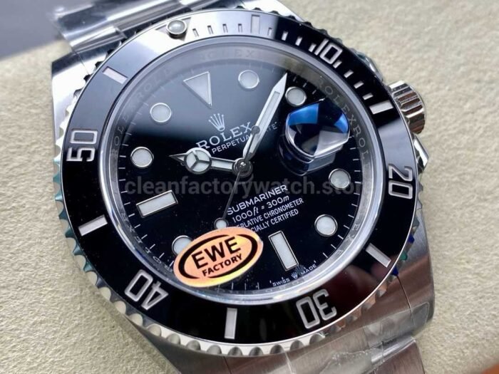EWE Factory Rolex Submariner Date 126610LN 41mm Full 904L Black Dial 6 Super Clone Watch,Clean Factory Watch