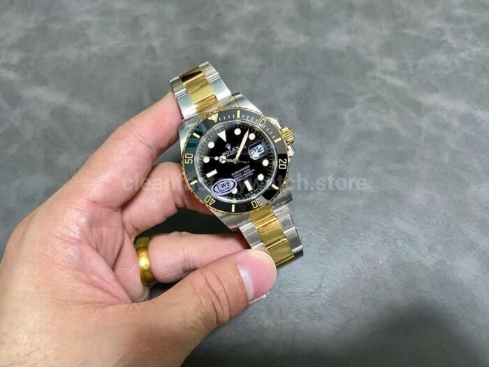 EWE Factory Rolex Submariner Date 126613LN 41mm Half Yellow Gold Black Dial 4 Super Clone Watch,Clean Factory Watch