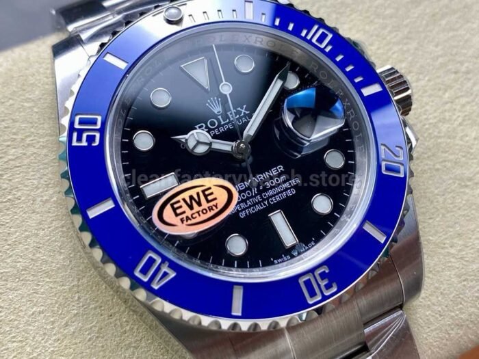 EWE Factory Rolex Submariner Date 126619LB 41mm Full White Gold Black Dial 4 Super Clone Watch,Clean Factory Watch