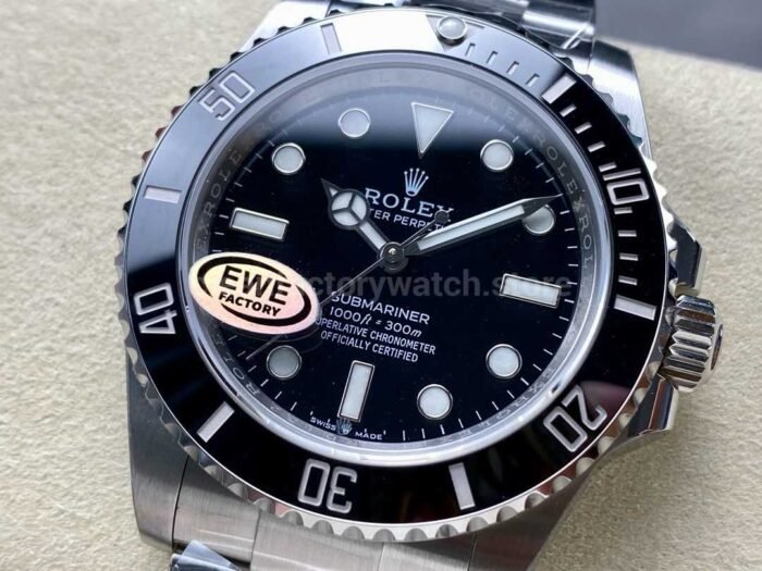EWE Factory Rolex Submariner No Date 124060 41mm Full 904L Black Dial 6 Super Clone Watch,Clean Factory Watch