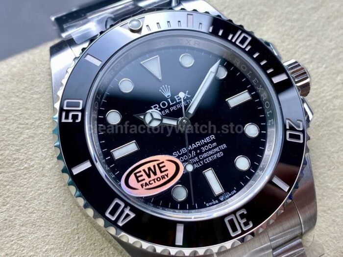 EWE Factory Rolex Submariner No Date 124060 41mm Full 904L Black Dial 9 Super Clone Watch,Clean Factory Watch