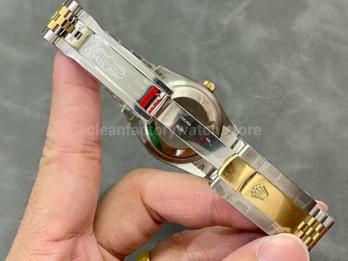 GM Factory Rolex Datejust 126233-0023 36mm Half Yellow Gold Diamond Mop Mother Of Pearl Dial Jubilee - Image 9