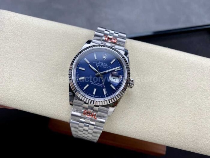 Replica Watch Rolex Datejust 126234-0017 36mm Full 904L Blue Dial Jubilee - Image 5