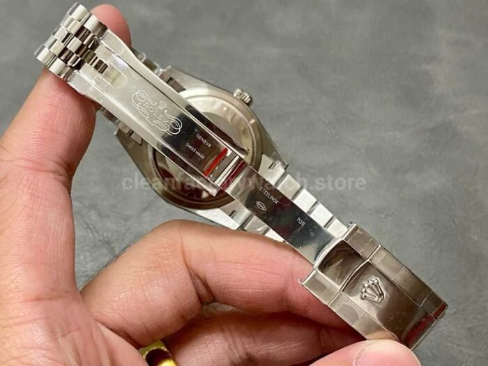 GM Factory Rolex Datejust 126234 0025 36mm Full 904L Roman Numerals White Dial Jubilee 1 Super Clone Watch,Clean Factory Watch