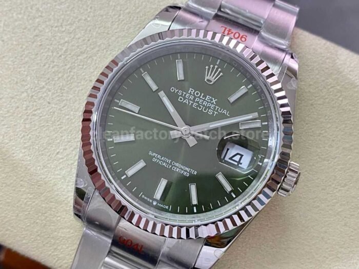 GM Factory Rolex Datejust 126234-0052 36mm Full 904L Green Dial - Image 3