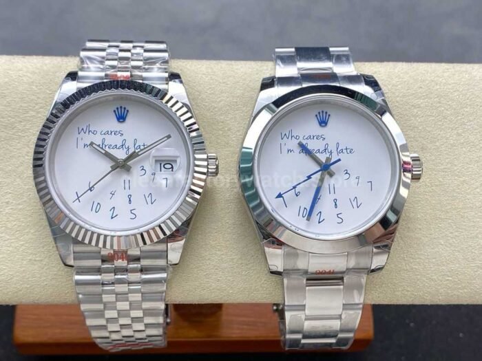GM Factory Rolex Datejust Who Cares Im Afready Pate 126334 41mm Full 904L White Dial 5 Super Clone Watch,Clean Factory Watch