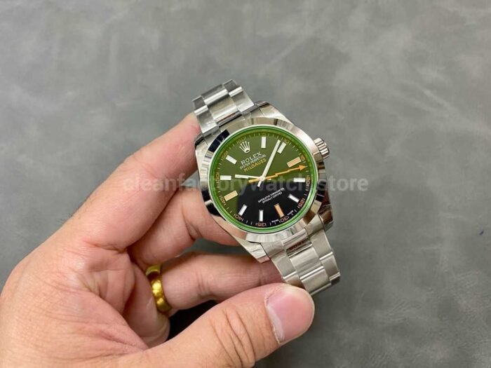 GM Factory Rolex Milgauss 116400GV 40mm Full 904L Black Dial 9 Super Clone Watch,Clean Factory Watch