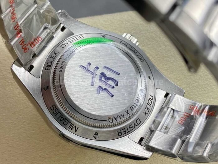 GM Factory Rolex Milgauss Who Cares I m Afready Pate 116400 40mm Full 904L White Dial 9 Super Clone Watch,Clean Factory Watch