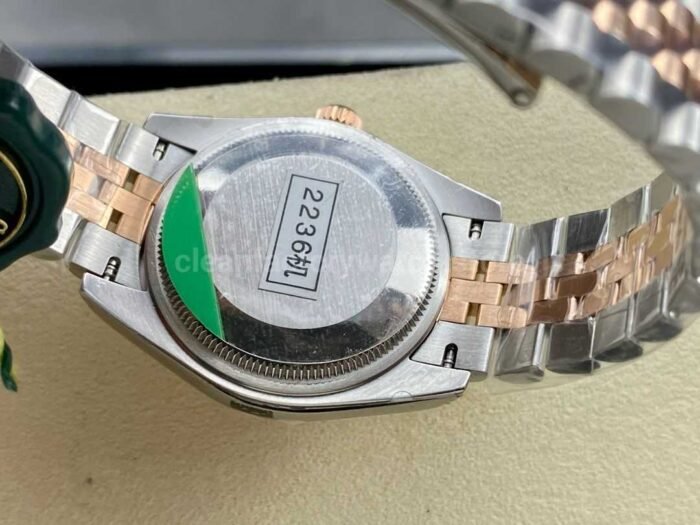 GS Factory Rolex Datejust 278271-0024 31MM Half Rose Gold Diamond Mop Pink Dial Jubilee - Image 8