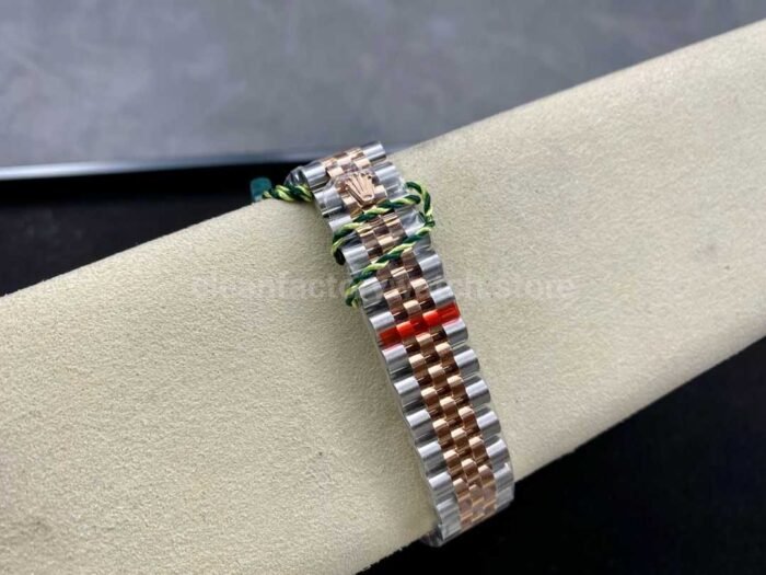 GS Factory Rolex Datejust 278271-0024 31MM Half Rose Gold Diamond Mop Pink Dial Jubilee - Image 9