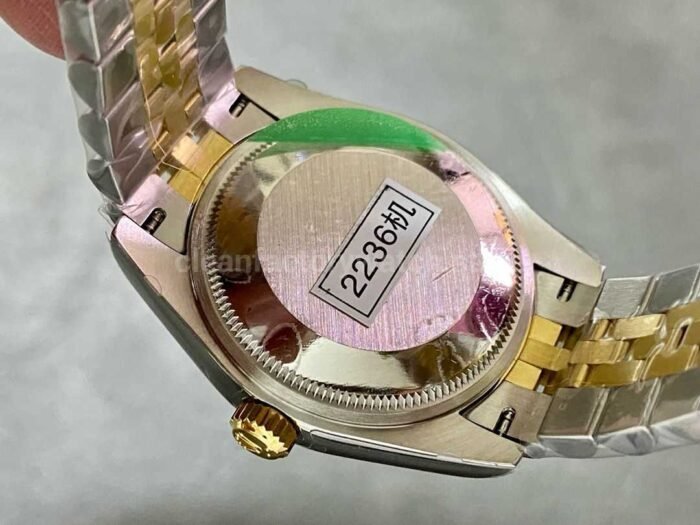 GS Factory Rolex Datejust 278273 0022 31MM Half Gold Diamond Mop Grey Dial Jubilee 3 Super Clone Watch,Clean Factory Watch
