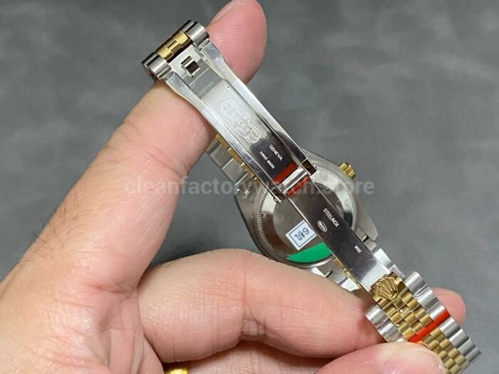 GS Factory Rolex Datejust 278273 0028 31MM Half Gold Diamond Mop White Mother Of Pearl Dial J 8 Super Clone Watch,Clean Factory Watch