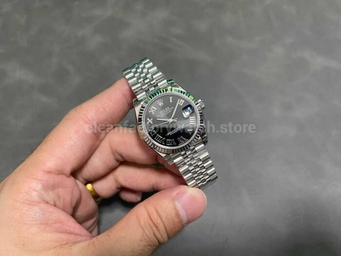 GS Factory Rolex Datejust 278274 0002 31MM Full 904L Roman Number Black Dial Jubilee 6 Super Clone Watch,Clean Factory Watch