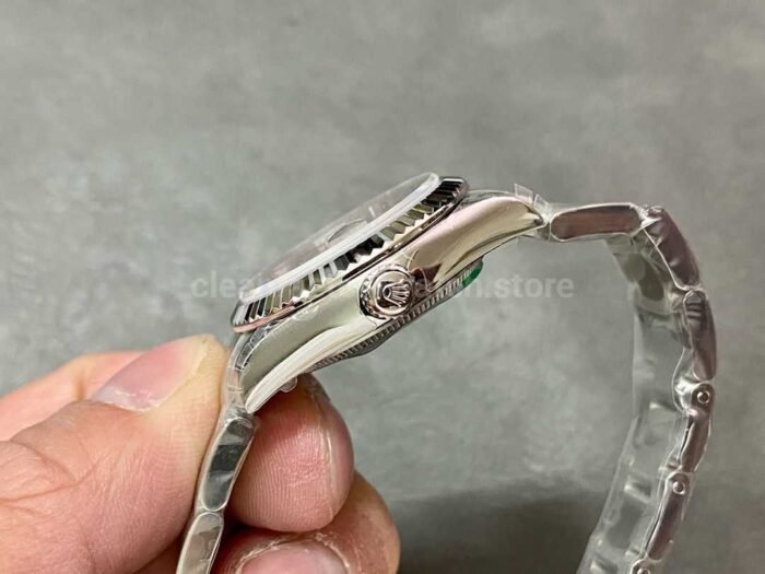 GS Factory Rolex Datejust 278274 0007 31MM Full 904L Diamond Mop Grey Dial 6 Super Clone Watch,Clean Factory Watch