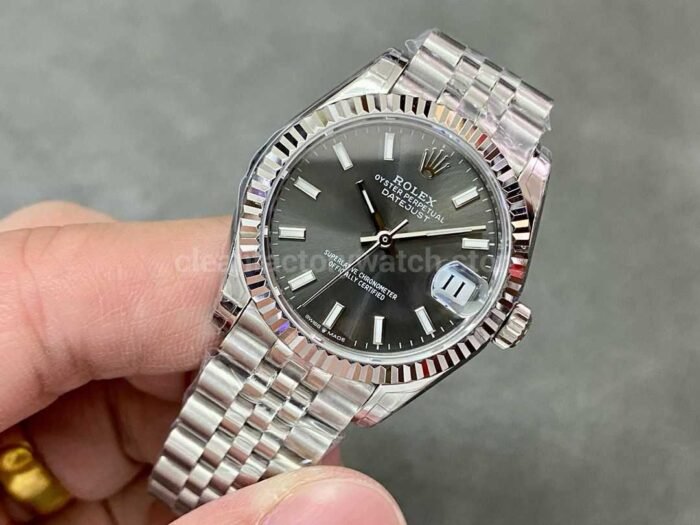 GS Factory Rolex Datejust 278274-0016 31MM Full 904L Grey Dial Jubilee - Image 3