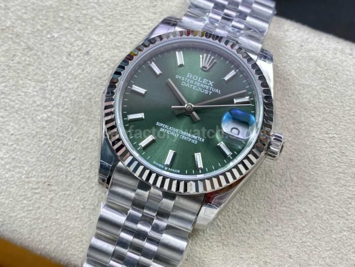 GS Factory Rolex Datejust 278274-0018 31MM Full 904L Mint Green Dial Jubilee - Image 3
