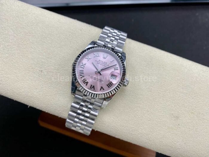 GS Factory Rolex Datejust 278274-0020 31MM Full 904L Roman Number Pink Dial Jubilee - Image 5