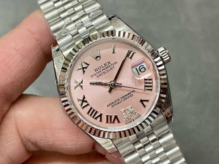 GS Factory Rolex Datejust 278274-0024 31MM Full 904L Roman Number&Diamond Mop Pink Dial Jubilee - Image 2