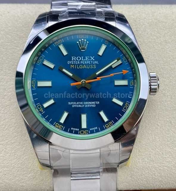 GS Factory Rolex Milgauss 116400GV 40mm Full 904L Blue Dial (5) GS Factory Rolex Milgauss 116400GV 40mm Full 904L Blue Dial - Image 1