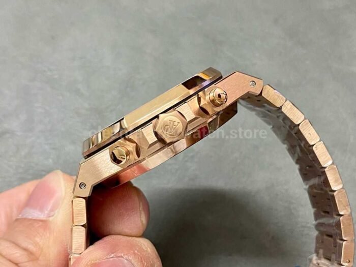 IPF Factory Audemars Piguet Royal Oak Chronograph 26239OR.OO .D821CR.01 41mm Full Rose 5 Super Clone Watch,Clean Factory Watch