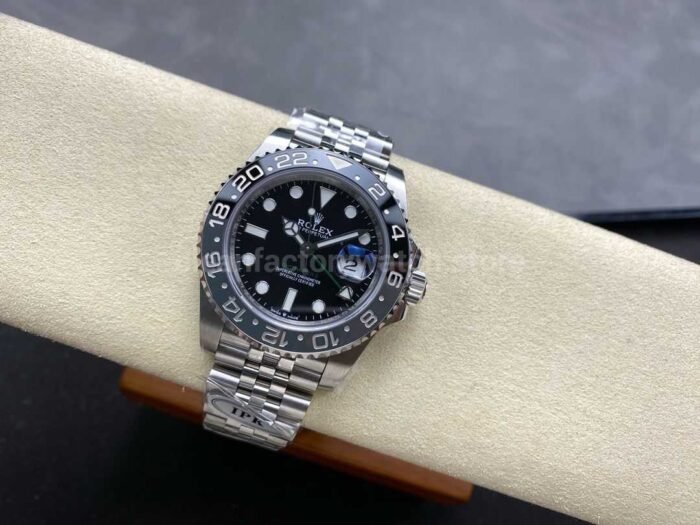 IPK Factory Rolex GMT Master II 126710GRNR 0003 Full 904L Black Dial Jubilee 3 Super Clone Watch,Clean Factory Watch