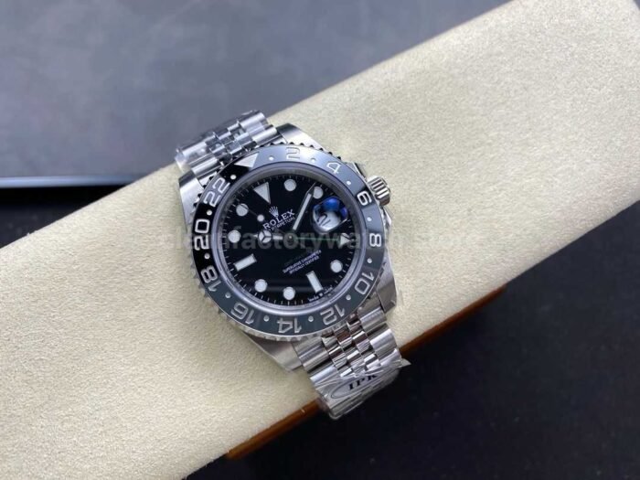 IPK Factory Rolex GMT Master II 126710GRNR 0003 Full 904L Black Dial Jubilee 8 Super Clone Watch,Clean Factory Watch