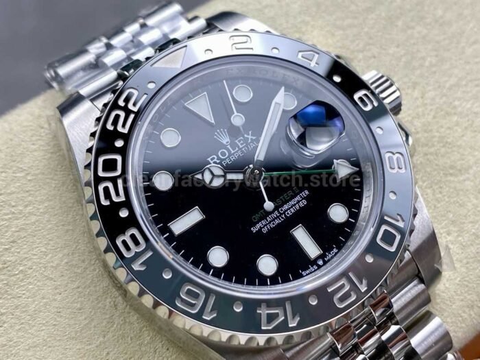 IPK Factory Rolex GMT Master II 126710GRNR 0003 Full 904L Black Dial Jubilee 9 Super Clone Watch,Clean Factory Watch