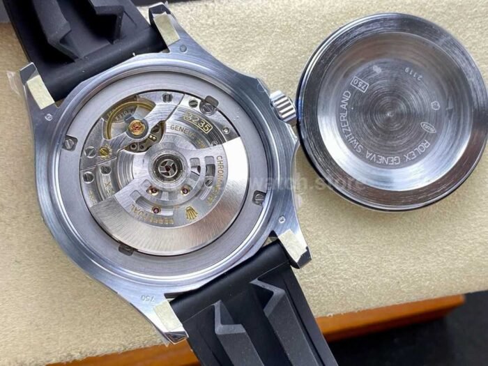 IPK Factory Rolex Yacht Master 226659 0002 42mm Platinum Rubber Strap Black Dial 1 Super Clone Watch,Clean Factory Watch