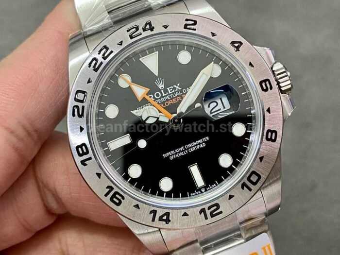 JVS Factory Rolex Explorer II 226570 0002 42mm Full 904L Black Dial 9 Super Clone Watch,Clean Factory Watch