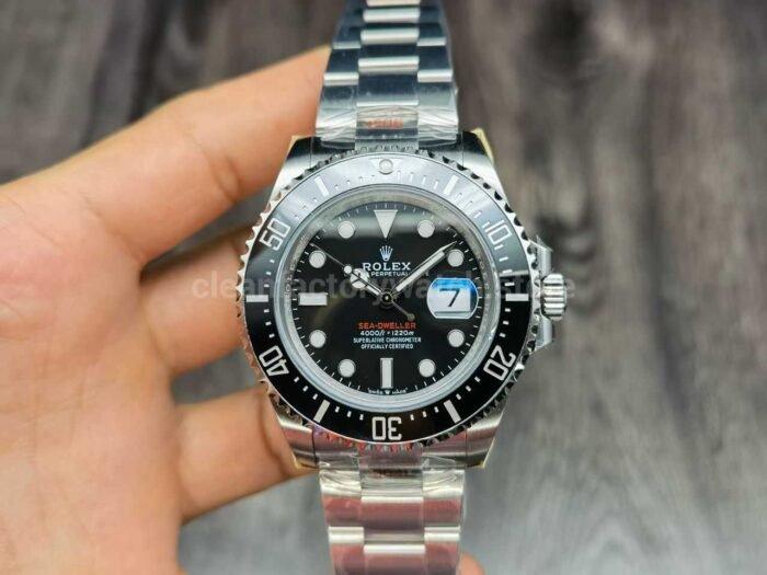 JVS Factory Rolex Sea Dweller 126600 0002 43mm Full 904L Black Dial 2 Super Clone Watch,Clean Factory Watch