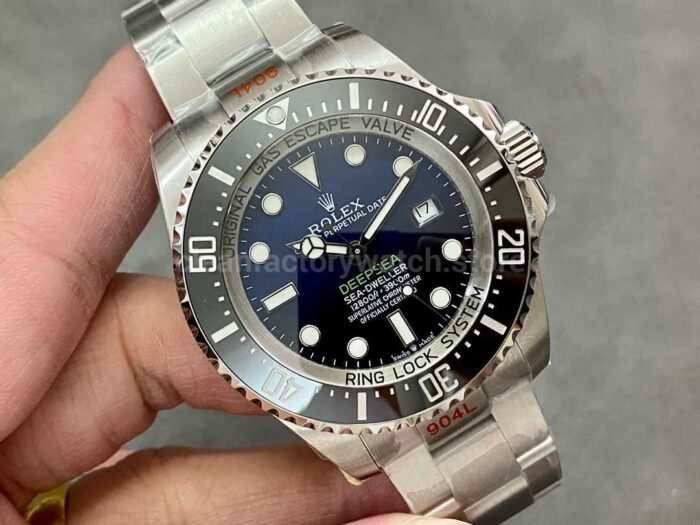 JVS Factory Rolex Sea-Dweller Deepsea 126660 44mm Full 904L Blue Dial - Image 2