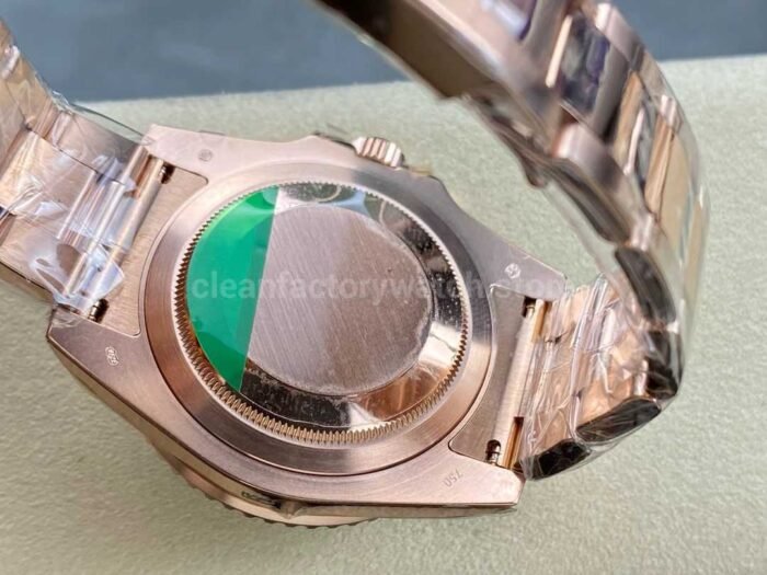 KF Factory Rolex GMT Master II 126715CHNR 40mm Full Rose Gold Black Dial 1 Super Clone Watch,Clean Factory Watch