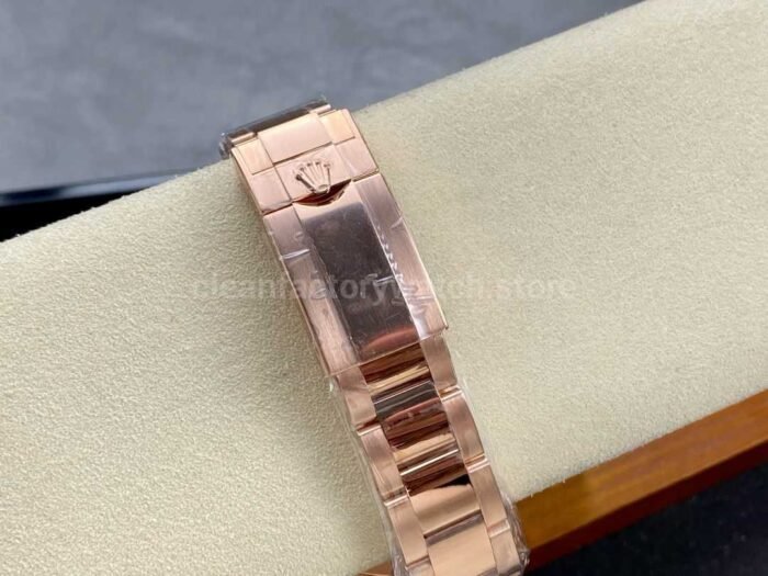 KF Factory Rolex GMT Master II 126715CHNR 40mm Full Rose Gold Black Dial 2 Super Clone Watch,Clean Factory Watch