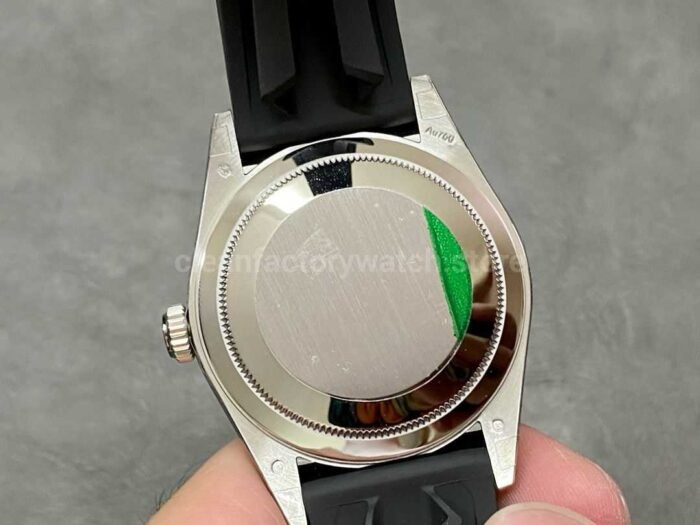 Noob Factory Rolex Sky Dweller 336239 0002 42mm White Gold Rubber Strap Black Dial 7 Super Clone Watch,Clean Factory Watch