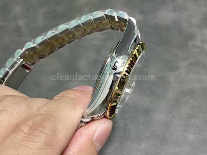 Noob Factory Rolex Sky Dweller 336933 0006 42mm Half Yellow Gold White Dial Jubilee 4 Super Clone Watch,Clean Factory Watch