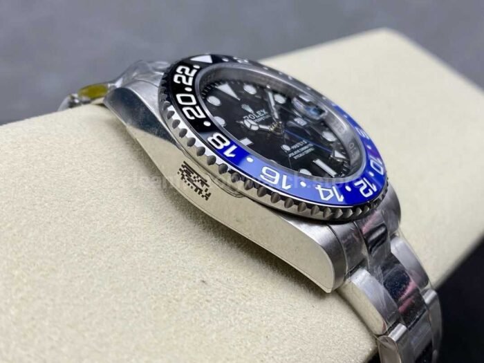 OW Factory Rolex Batman GMT-Master II 126710BLNR-0003 40mm Full Steel Black Dial - Image 6
