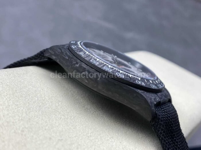 PPM Factory Rolex Daytona Modified Carbon Fiber Calf Skin Strap Real Meteorite Dial 8 Super Clone Watch,Clean Factory Watch