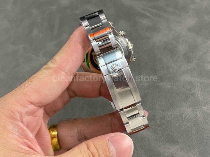 QF Factory CounterWeight Rolex Daytona 116506 0001 40mm Full Platinum Ice Blue Dial 9 Super Clone Watch,Clean Factory Watch