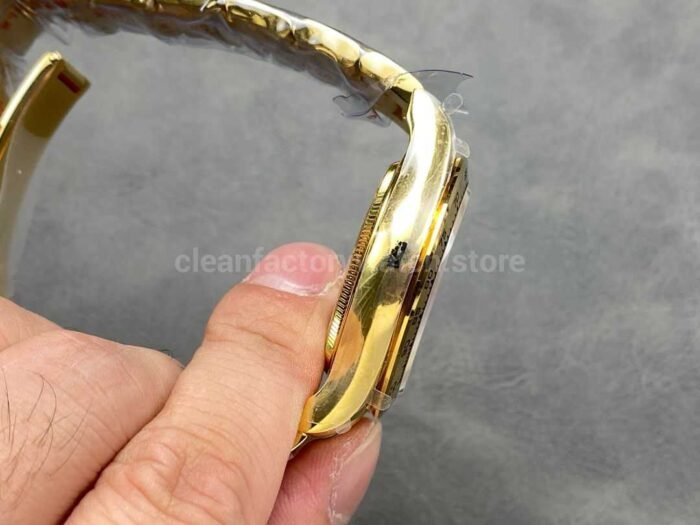 QF Factory CounterWeight Rolex Daytona 126508-0001 40mm Full Yellow Gold White Dial - Image 5