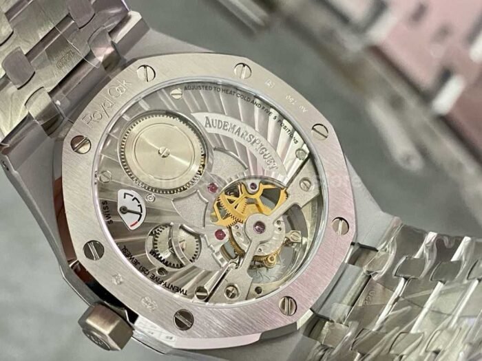R8 Factory Audemars Piguet Royal Oak Tourbillon 26522ST.OO .1220ST.01 41mm Full Steel Purple 3 Super Clone Watch,Clean Factory Watch