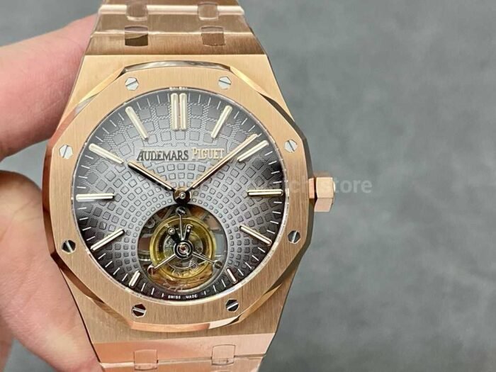 R8 Factory Audemars Piguet Royal Oak Tourbillon 26530OR.OO .1220OR.01 41mm Full Steel Grey Dial 6 Super Clone Watch,Clean Factory Watch
