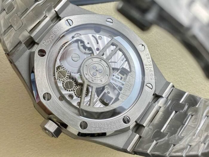 R8 Factory Audemars Piguet Royal Oak Tourbillon 26534TI.OO .1220TI.01 41mm Full Steel Green Di Super Clone Watch,Clean Factory Watch