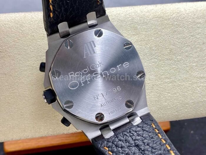 TK Factory Audemars Piguet Royal Oak Offshore Chronograph Volcano 26170ST.OO.D101CR.01 42mm Steel Leather Strap Orange Arabic Numerals Black Dial - Image 7