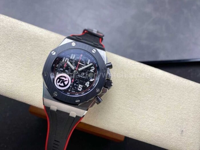 TK Factory Audemars Piguet Royal Oak Offshore Chronograph 26470SO.OO.A002CA.01 42mm Steel Rubber Strap Arabic Numerals Black Dial - Image 4