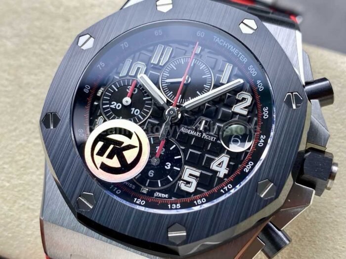 TK Factory Audemars Piguet Royal Oak Offshore Chronograph 26470SO.OO.A002CA.01 42mm Steel Rubber Strap Arabic Numerals Black Dial - Image 3