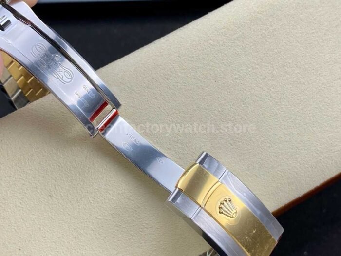 VS Factory Rolex Datejust 126233 0039 36mm Half Yellow Gold Fluted Motif Champagne Dial Jubilee 6 Super Clone Watch,Clean Factory Watch