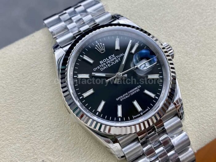 VS Factory Rolex Datejust 126234-0015 36mm Full 904L Black Dial Jubilee - Image 2